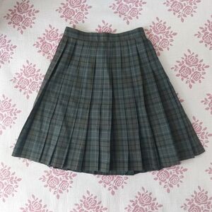 Japanese Grey Plaid Skirt